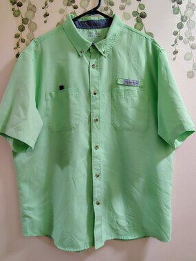 Field & Stream Men's Latitude Fishing Shirt - XL - Paradise Green